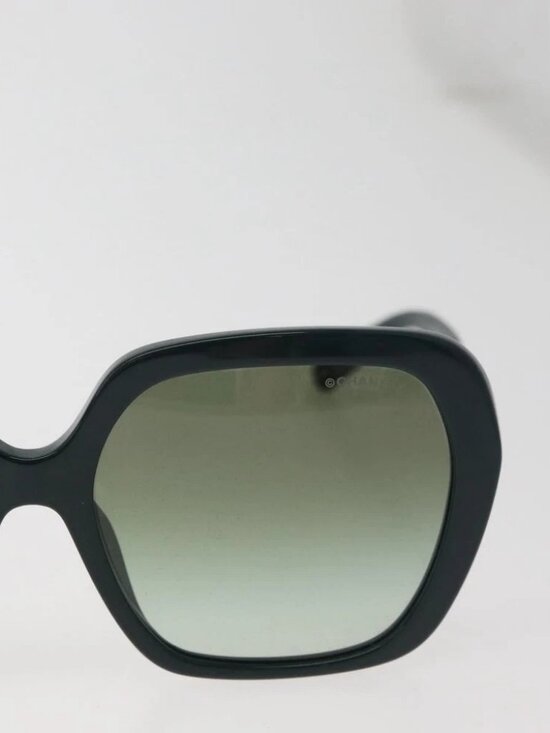 CHANEL Sunglasses plastic Green CC Auth BA12623M main image 10